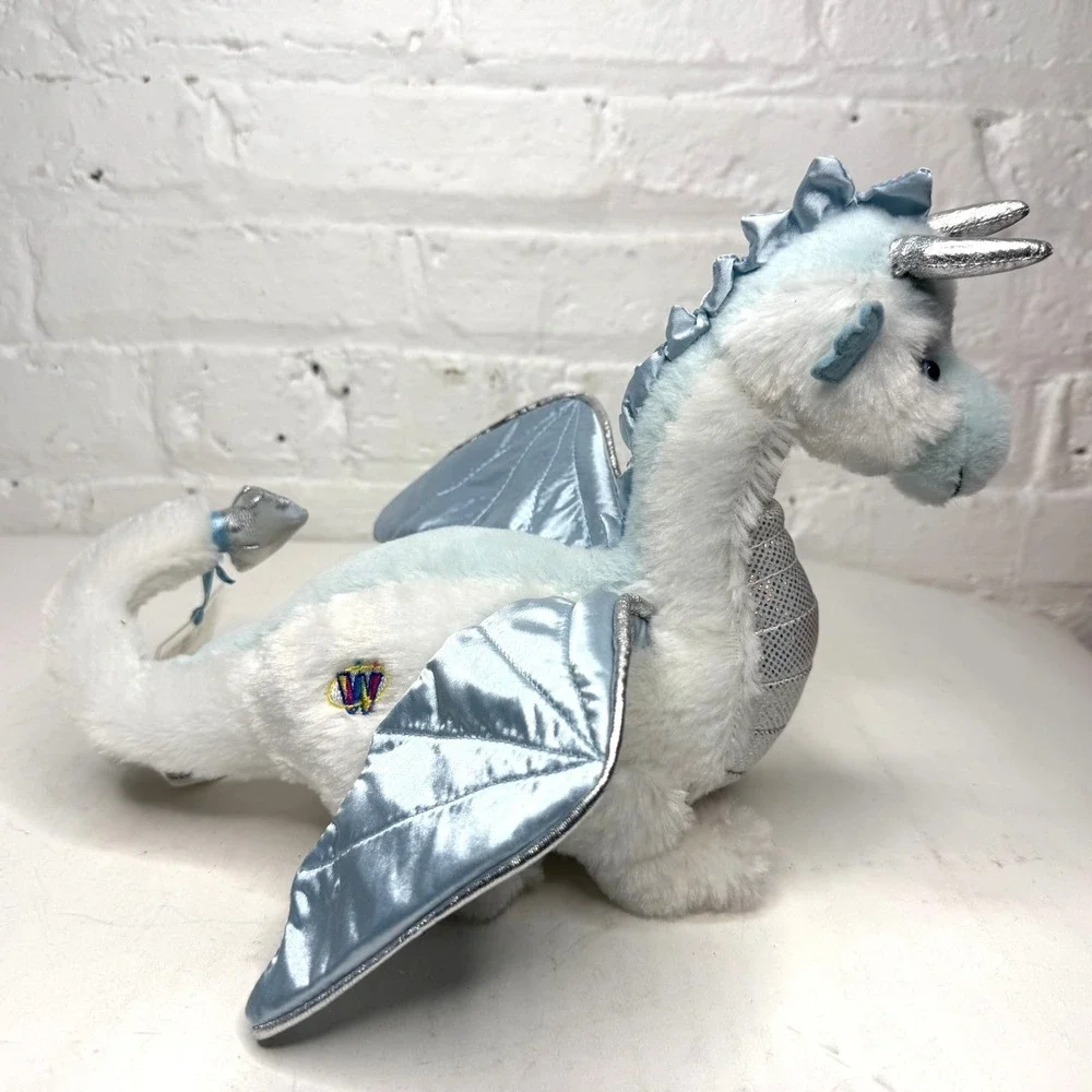 Webkinz‎ Ice Dragon HM396 With Tag Code Retired Ice Tower Plush Stuffed Snow